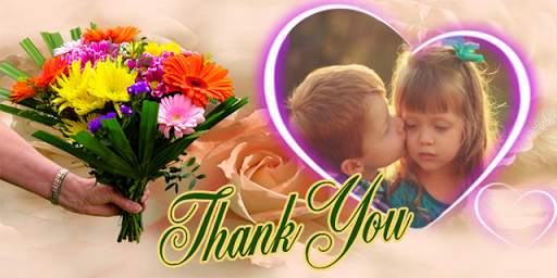 Thank You Photo Frame - ThankYou Frame скриншот 1