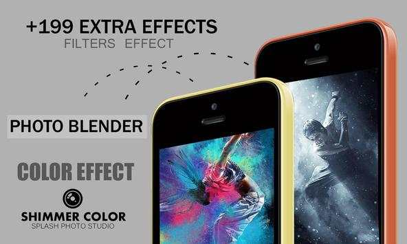 Color Splash Shimmer Photo Studio - PicksArt, PIP screenshot 1