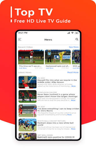 Top TV Clue - Free Live Cricket TV screenshot 6
