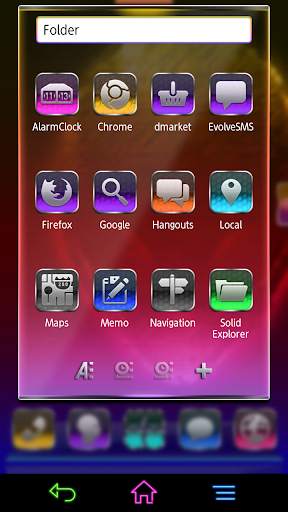 Alien 3D theme for Next Launcher screenshot 5