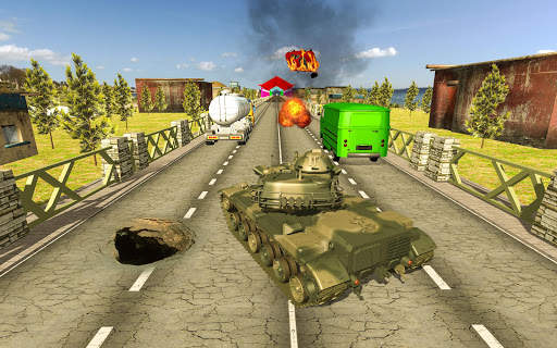 carro armato traffico di corsa screenshot 5