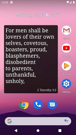 Daily Bible Verse Widget (Offline KJV) screenshot 3