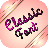Classic Free Font Style أيقونة