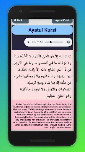 Surah Yasin Ar-Rahman Ayatul Kursi mp3 Audio screenshot 3