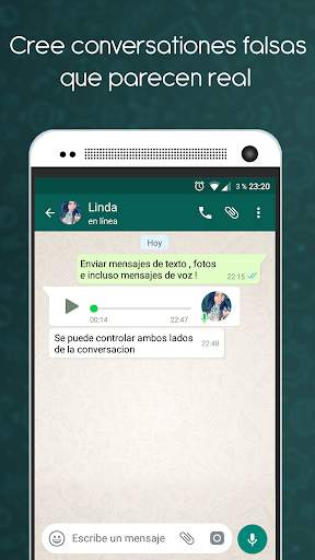 Fake Chat Maker - WhatsMessage screenshot 1