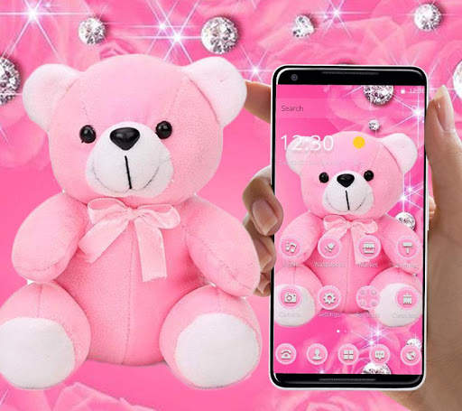 Pink Diamond Teddy Bear Theme screenshot 7
