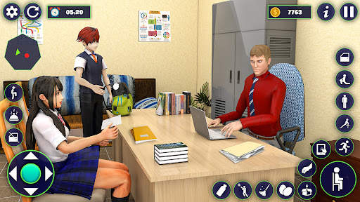 School Girl Life Simulator 3D screenshot 6