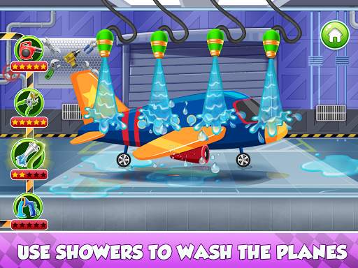 Airplane wash Games for kids screenshot 1