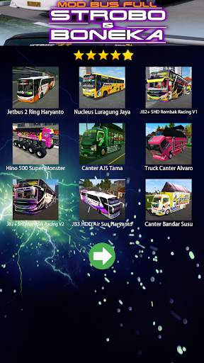 Mod Bussid Full Strobo dan Boneka screenshot 2