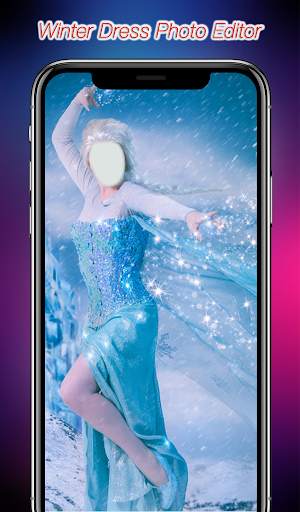 Winter Dress Photo Editor screenshot 3