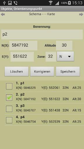 Feldtopografie UTM screenshot 2