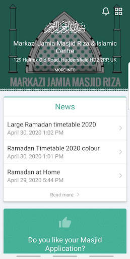 Masjid Riza App 5 تصوير الشاشة