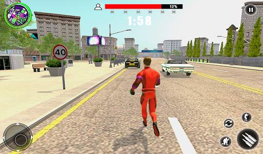 Flying Rope Hero Vice Town-Deadhero Gangster Games screenshot 4