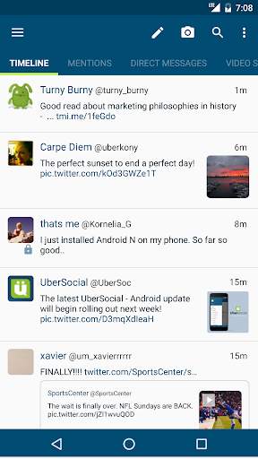 UberSocial for Twitter screenshot 1
