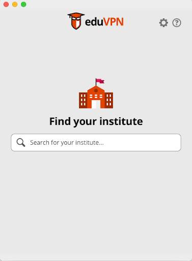 eduVPN screenshot 1
