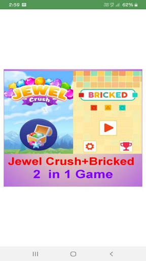 Jewel Crush Bricked (2-in-1) screenshot 2