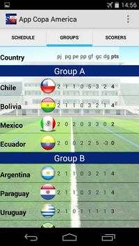 App Copa America 2015 screenshot 2