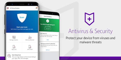 BT Virus Protect: Mobile Anti-Virus & Security App screenshot 1