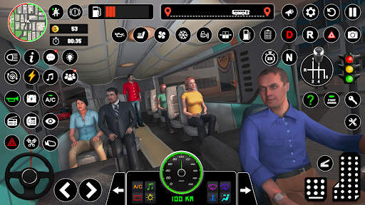 Bus Simulator : 3D Bus Games screenshot 4