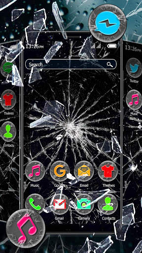 Broken Glass Screen Prank Theme & Live Wallpaper screenshot 4
