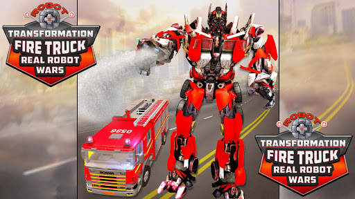 Robot Transformation Fire Truck: Real Robot Wars screenshot 12