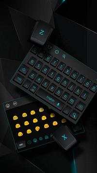 Modern Simple Black keyboard screenshot 1