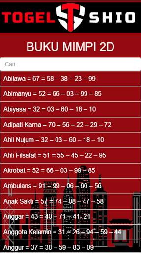 Togel Shio screenshot 1
