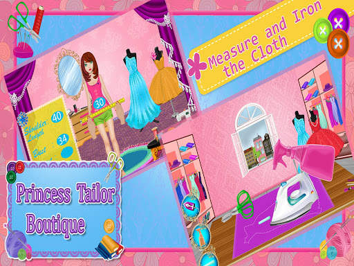 Princess Tailor Boutique Games - Girl Games screenshot 2