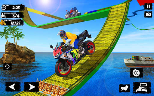 Mega Ramp Bike Race 3d Bike Stunt- Racing Games screenshot 5