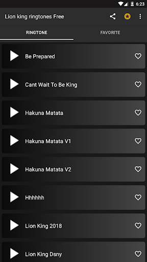 Ringtones Lion King скриншот 4