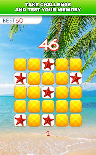 Brain game - Memory training - Beach screenshot 13
