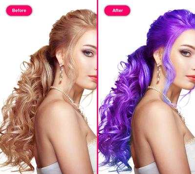 Hair Color Camera Editor screenshot 4