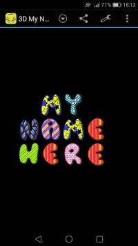 3D Mein Name lustige Tapete screenshot 6