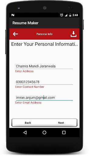 CV Builder & Resume Builder App Free screenshot 5