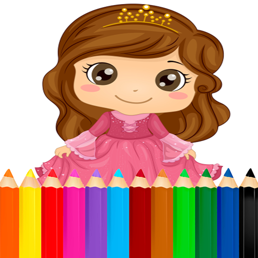 Coloring Princess icon