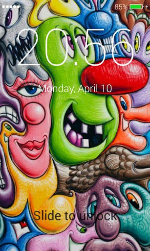 Graffiti Lock Screen screenshot 1