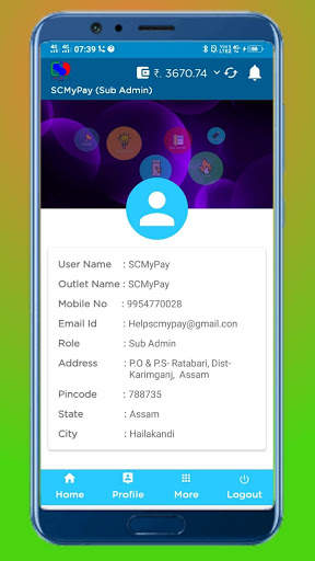 SCMyPay Distributor-Master Recharge, Bill Payment screenshot 8
