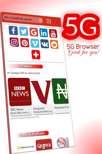 5G Browser, Fast Browser App screenshot 8