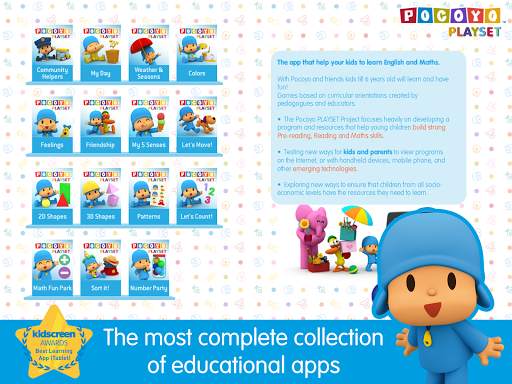 Pocoyo PlaySet Learning Games screenshot 1
