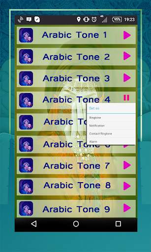 Arabic Ringtone : Islamic Halal Tone screenshot 2