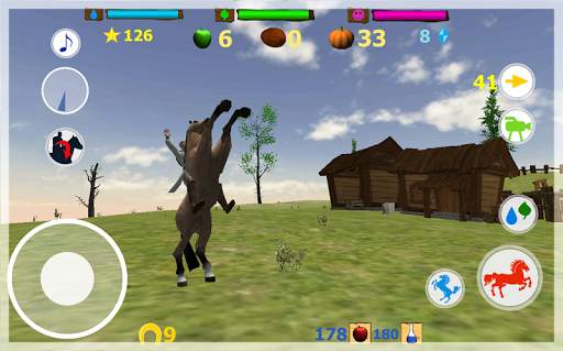 Horse Simulator 3d Animal Game: horse adventure screenshot 11