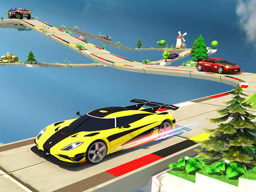 Royal Car Ramp Stunt Crazy Gem screenshot 7