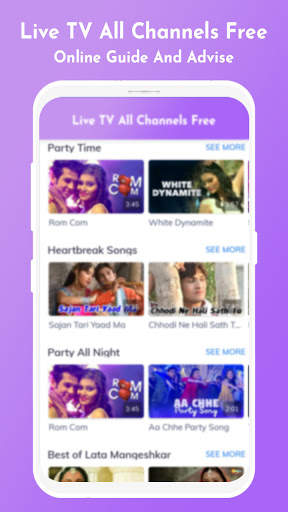Live TV All Channels Free Online Guide And Advise screenshot 1
