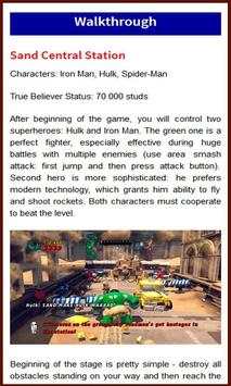 Guide for LEGO Marvel screenshot 1