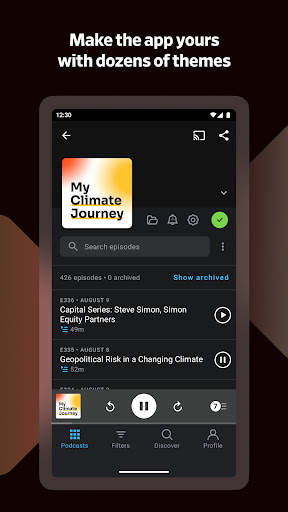 Pocket Casts - Podcast Player 7 تصوير الشاشة