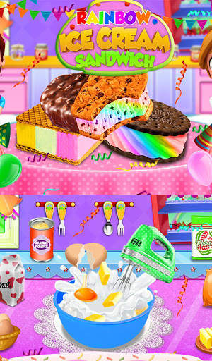 Sweet Ice Cream Sandwich Making Game screenshot 11