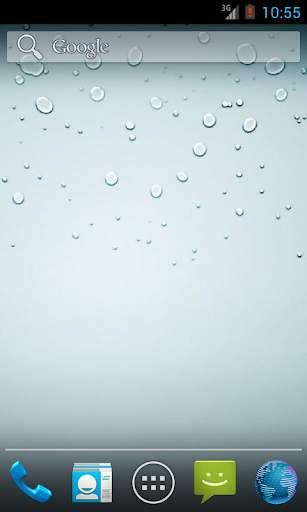 Fake iPhone Rain Wallpaper screenshot 1