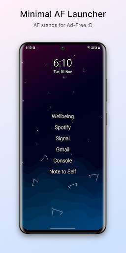 Olauncher. Minimal AF Launcher скриншот 1