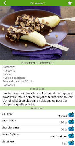 Recettes de chocolat screenshot 4