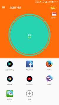 RUSH VPN screenshot 1